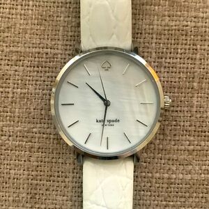 Kate Spade white leather & Mother of Pearl watch
